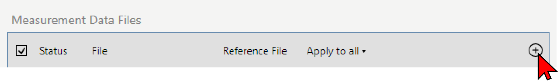 Measurement Data Files - Load data file